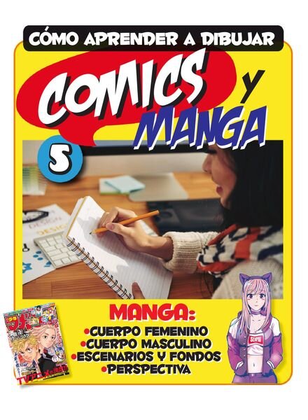 Curso como aprender a dibujar comics y manga – julio 2021 Cover