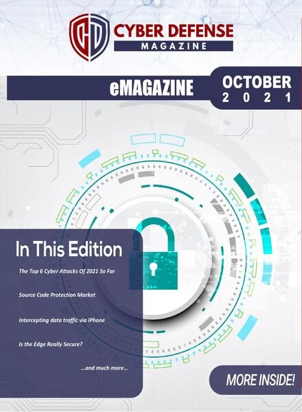 Cyber Defense Magazine – October 2021 Cover