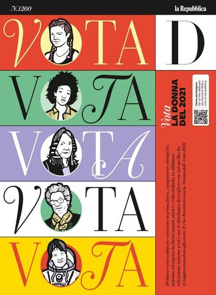 D la Repubblica – 16 Ottobre 2021 Cover