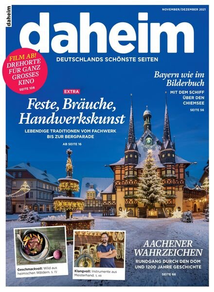 Daheim – November 2021 Cover