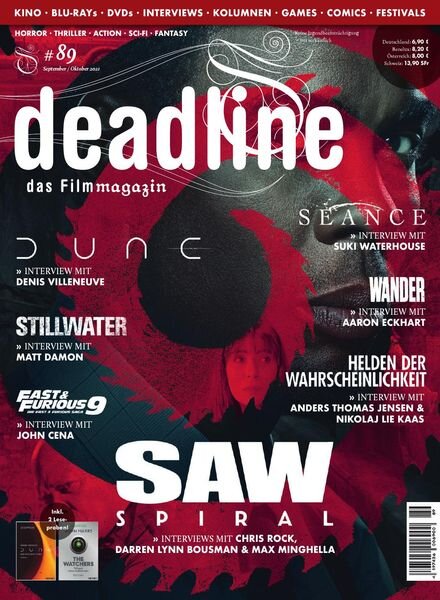 Deadline – September-Oktober 2021 Cover