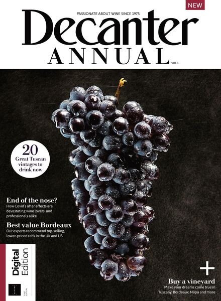Decanter Annual – 16 November 2021 Cover