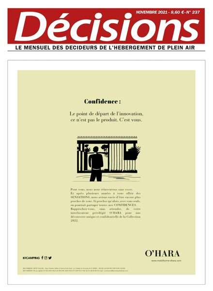 Decisions HPA – Novembre 2021 Cover