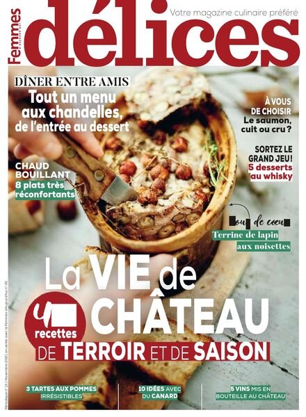 Delices de Femmes d’Aujourd’hui N 13 – Novembre 2021 Cover