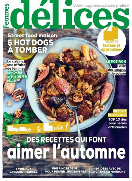 Delices de Femmes d’Aujourd’hui – Octobre 2021 Cover