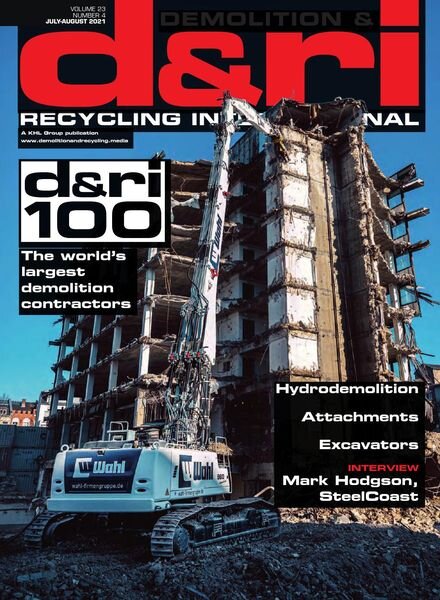 Demolition & Recycling International – July-August 2021 Cover