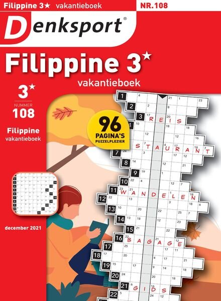 Denksport Filippine 3 Vakantieboek – november 2021 Cover