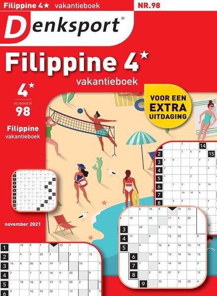 Denksport Filippine 4 Vakantieboek – oktober 2021 Cover