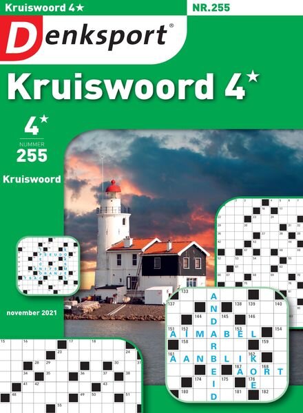 Denksport Kruiswoord 4 – oktober 2021 Cover