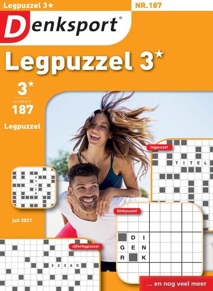Denksport Legpuzzel 3 – 08 juli 2021 Cover