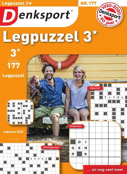 Denksport Legpuzzel 3 – 23 juli 2020 Cover