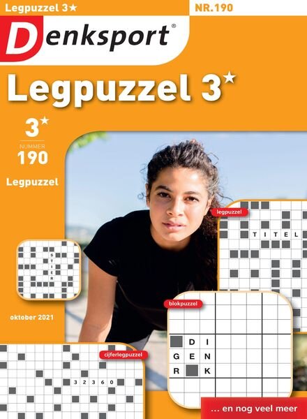 Denksport Legpuzzel 3 – 23 september 2021 Cover