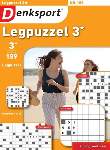 Denksport Legpuzzel 3 – 26 augustus 2021 Cover