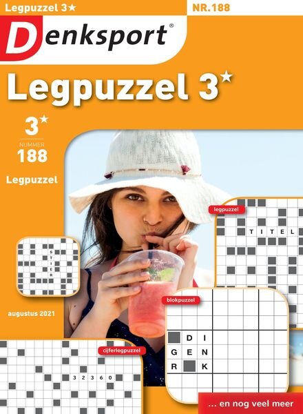Denksport Legpuzzel 3 – 29 juli 2021 Cover