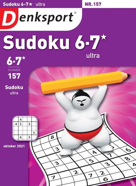 Denksport Sudoku 6-7 ultra – 07 oktober 2021 Cover