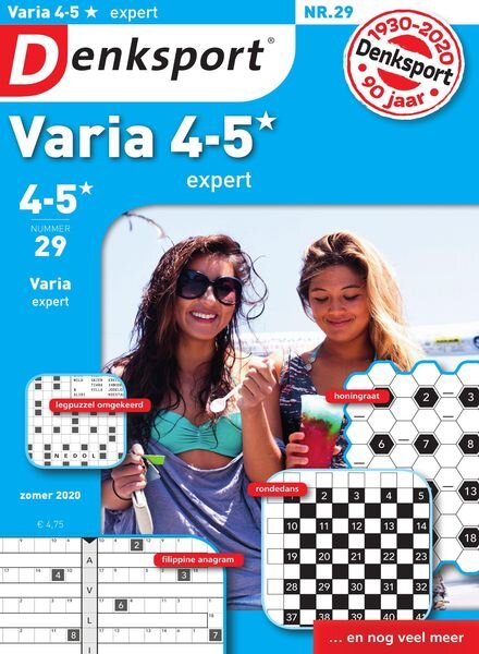 Denksport Varia expert 4-5 – 16 juli 2020 Cover