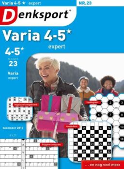 Denksport Varia expert 4-5 – 17 december 2019