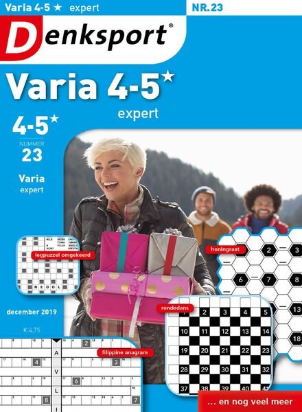 Denksport Varia expert 4-5 – 17 december 2019 Cover