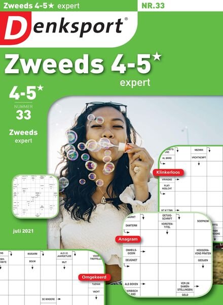 Denksport Zweeds 4-5 – 08 juli 2021 Cover