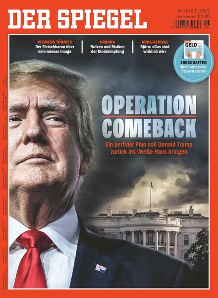 Der SPIEGEL – 06 November 2021 Cover