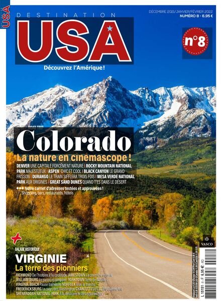 Destination USA – Decembre 2021 – Fevrier 2022 Cover