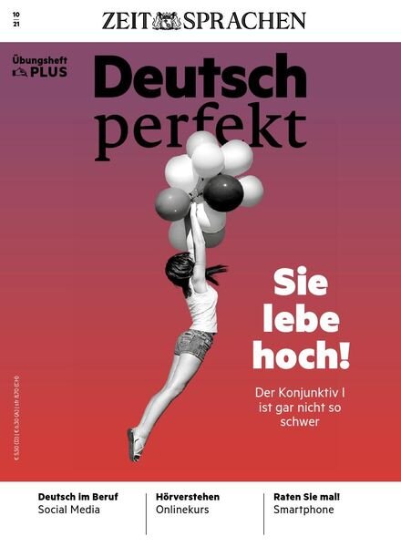 Deutsch perfekt plus – October 2021 Cover