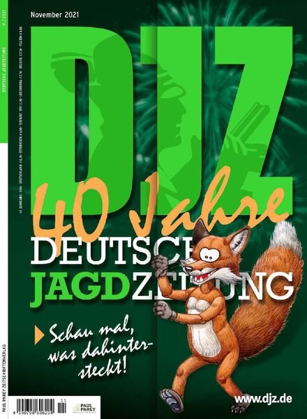 Deutsche Jagdzeitung – November 2021 Cover