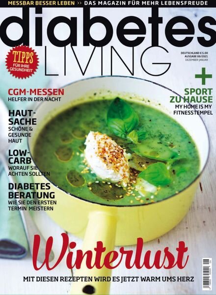 Diabetes Living Germany – Dezember 2021 Cover