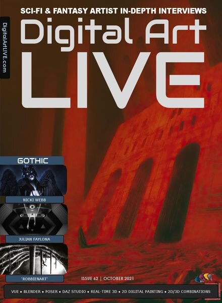 Digital Art Live – Issue 62, October 2021 Cover