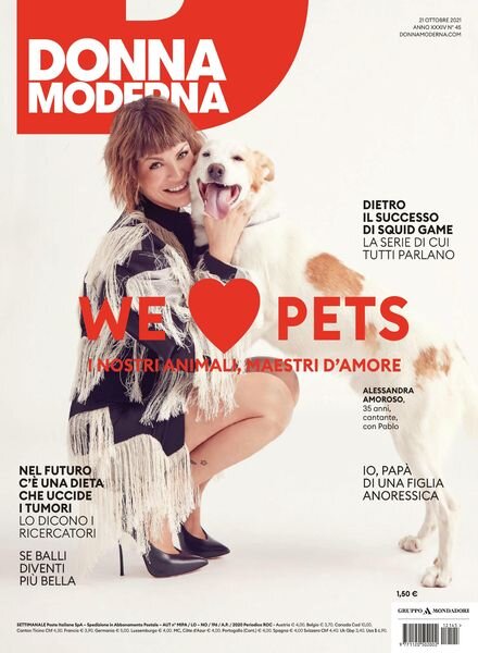 Donna Moderna – 21 ottobre 2021 Cover