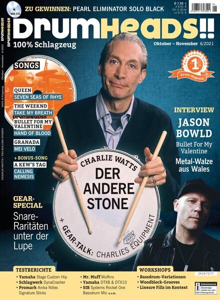DrumHeads!! – 13 Oktober 2021 Cover