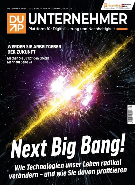 DUB UNTERNEHMER-Magazin – Oktober 2021 Cover