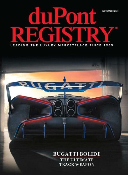 duPont Registry – November 2021 Cover