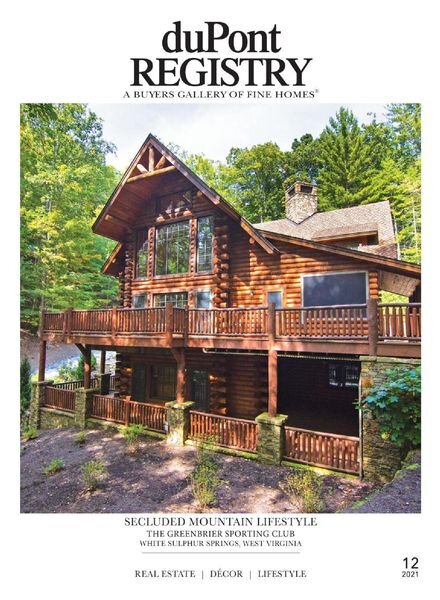 duPontREGISTRY Homes – December 2021 Cover