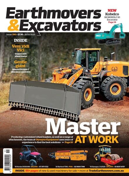 Earthmovers & Excavators – October 2021 Cover
