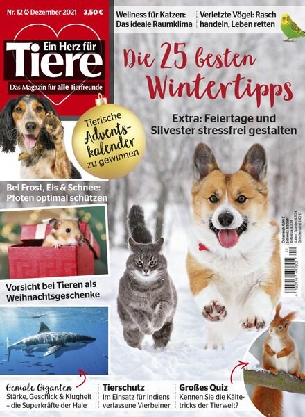 Ein Herz fur Tiere – Dezember 2021 Cover