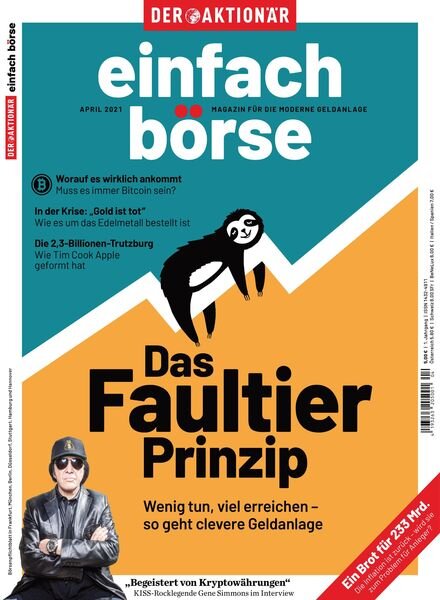 einfach bOrse – April 2021 Cover