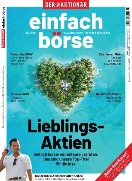 einfach bOrse – Juli 2021 Cover