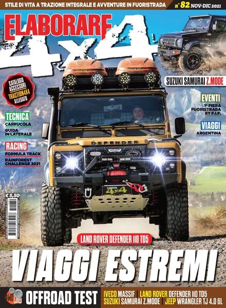 Elaborare 4×4 – novembre 2021 Cover