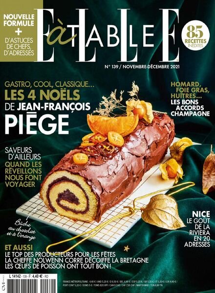 Elle a Table – novembre 2021 Cover