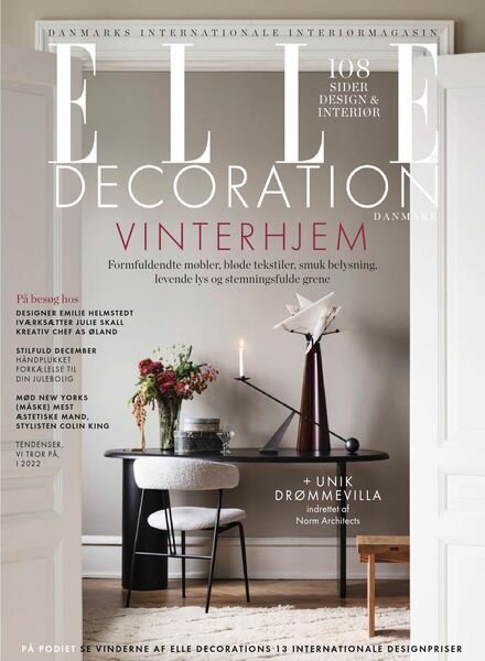 Elle Decoration Denmark – november 2021 Cover