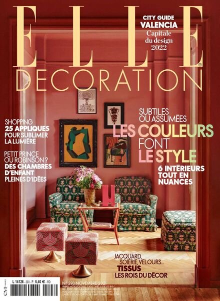Elle Decoration France – novembre 2021 Cover