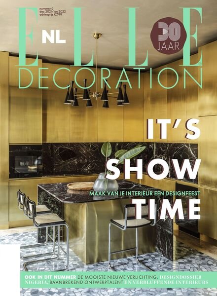 Elle Decoration Netherlands – november 2021 Cover