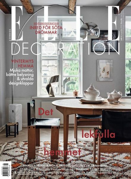 Elle Decoration Sweden – november 2021 Cover