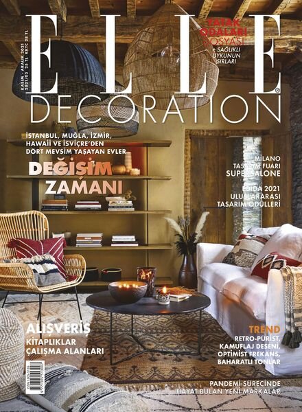 Elle Decoration Turkey – Kasim 2021 Cover