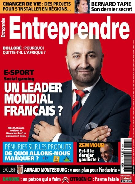 Entreprendre – Novembre 2021 Cover