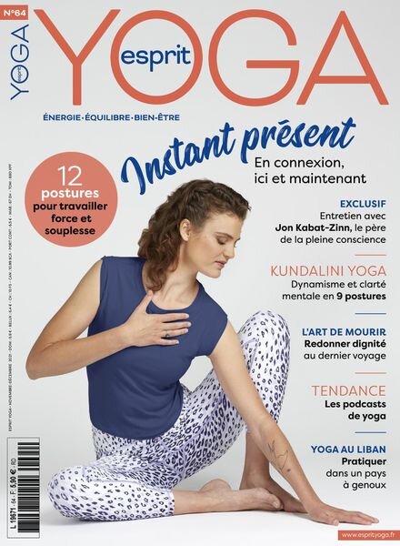 Esprit Yoga – Novembre-Decembre 2021 Cover