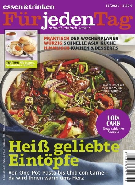 Essen & Trinken Fur jeden Tag – November 2021 Cover