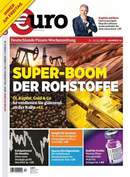 Euro am Sonntag – 05 November 2021 Cover
