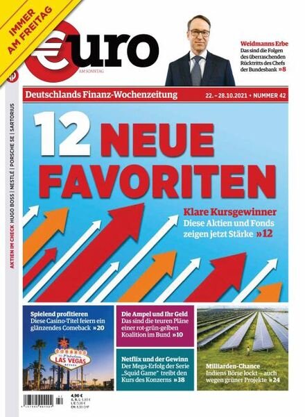Euro am Sonntag – 22 Oktober 2021 Cover